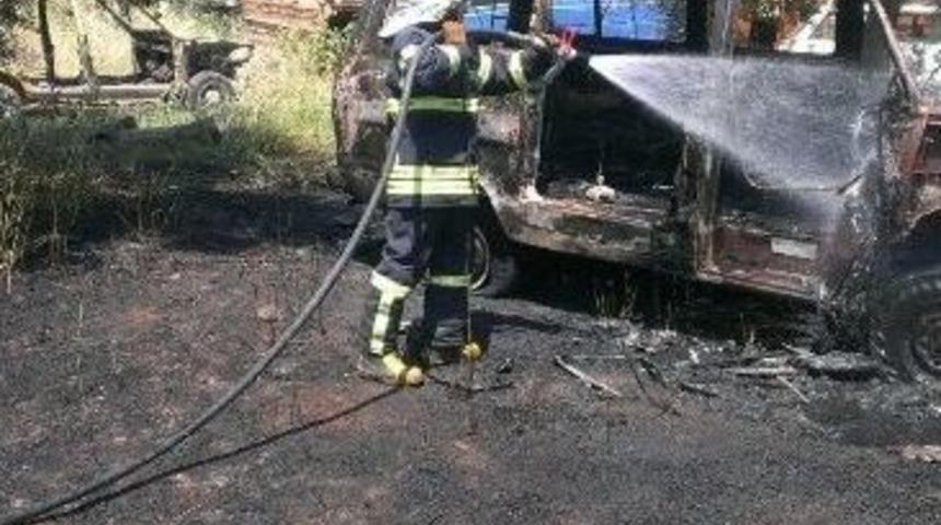 Yedemindeki Hacizli Ara&ccedil; Tamamen Yandı