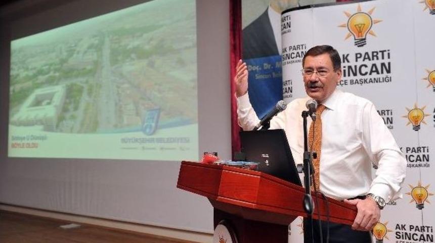 Başkan G&ouml;k&ccedil;ek Sincanlılar&rsquo;la Buluştu