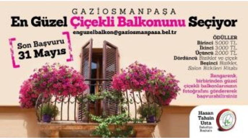 Gaziosmanpaşa Belediyesi En G&uuml;zel Balkonu Se&ccedil;iyor