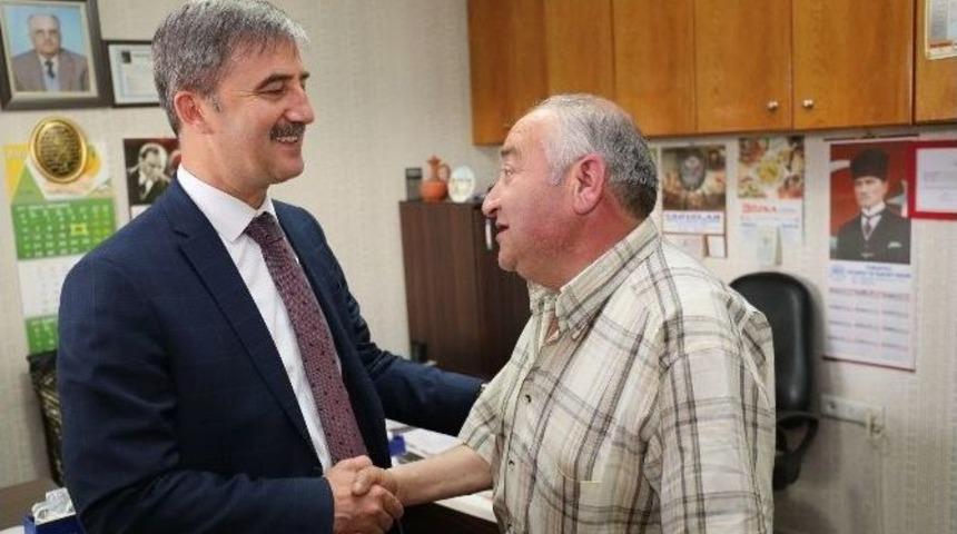 Başkan Şirin&rsquo;den Aşevi Destek&ccedil;isi Esnafa Ziyaret