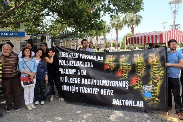 İzmir’de Dalton’lu Dokunulmazlık Protestosu