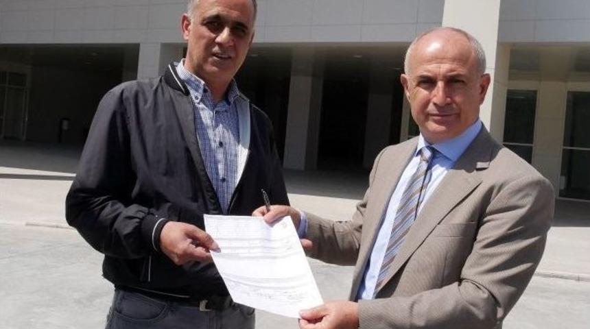 Başkan Akg&uuml;n, Devlet Hastanesinin Yapı İzin Belgesini İmzaladı