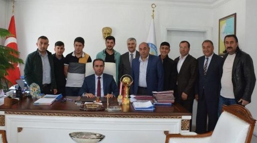 Tafad&rsquo;tan Kaymakam Erkan Ve Başkan Aksoy&rsquo;a Ziyaret