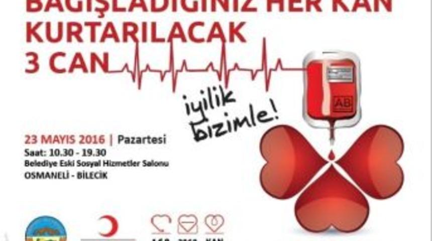 Osmaneli&rsquo;nde Kan Bağışı Kampanyası D&uuml;zenlenecek