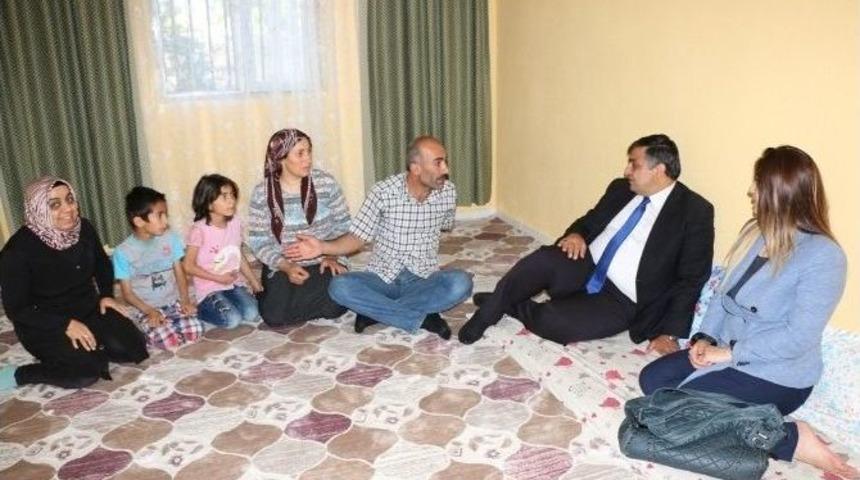 Asp M&uuml;d&uuml;r&uuml; Ruh Sağlığında Sıkıntı Olan &Ccedil;ocuğun Ailesini Ziyaret Etti