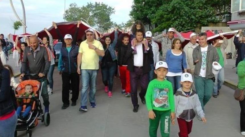 Ak&ccedil;akoca&rsquo;da Fener Alayı Y&uuml;r&uuml;y&uuml;ş&uuml; Mehteran Eşliğinde Yapıldı