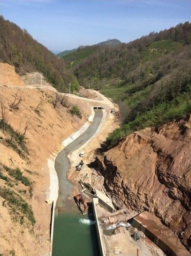 Ak&ccedil;akoca Barajı Su Tutmaya Başladı 2