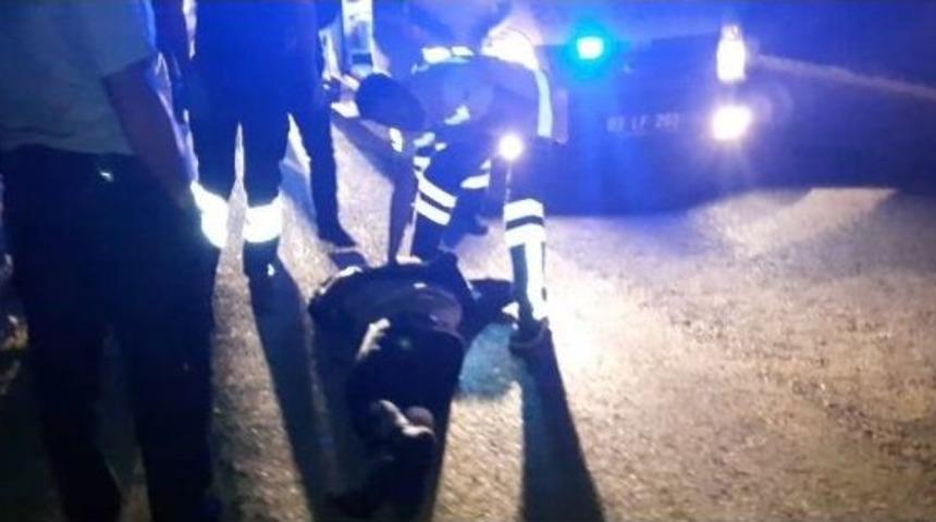 Otomobilin &Ccedil;aptığı Şahıs Hayatını Kaybetti