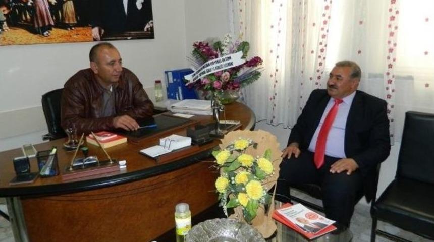 Doğanşehir Sulama Birliğinden Chp İl&ccedil;e Başkanlığına Ziyaret