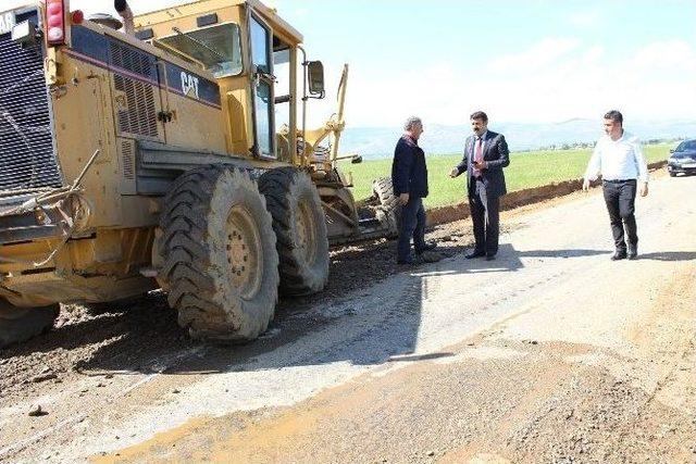 Muş’ta Stabilize Yol Çalışmaları