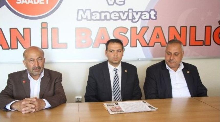Saadet Partisi&rsquo;nden Van İ&ccedil;in &Ccedil;&ouml;z&uuml;m &Ouml;nerisi