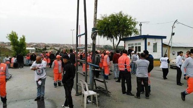 (özel Haber) Avcılar Belediyesi Temizlik İşçileri Belediye Yönetimini Protesto Etti