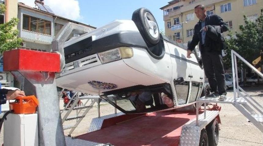 Osmancık&rsquo;ta Similat&ouml;r İle Emniyet Kemerinin &Ouml;nemi Anlatıldı