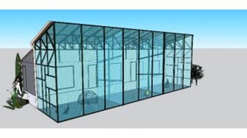 Cephaneliğe Dev Kuş Kafesi