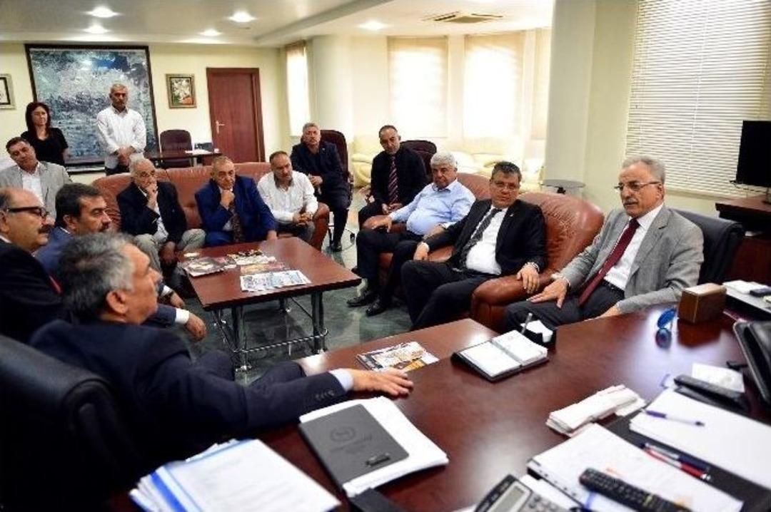 Karayal&ccedil;ın&rsquo;dan Başkan Karalar&rsquo;a Ziyaret