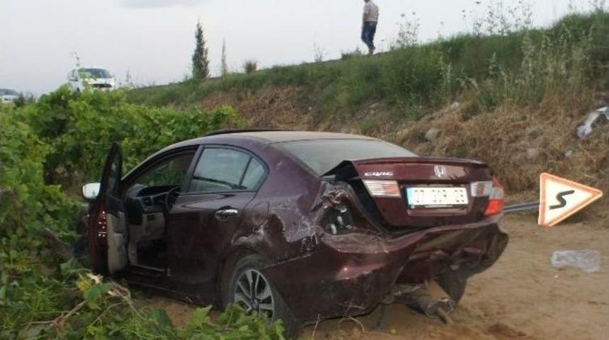 Alaşehir&rsquo;de Kaza: 4 Yaralı