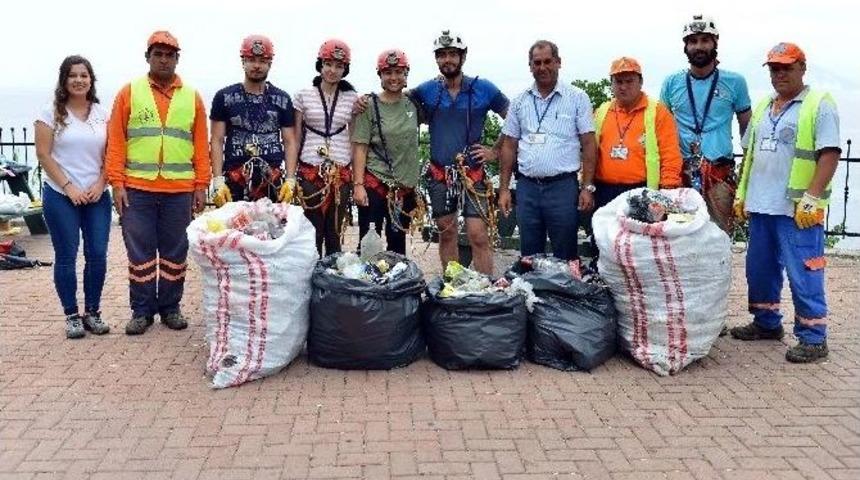 Falezlerde Temizlik Operasyonu