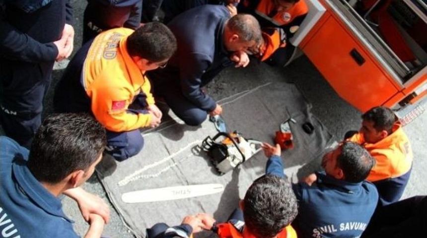 Afad&rsquo;ın Hizmeti&ccedil;i Eğitimleri Devam Ediyor