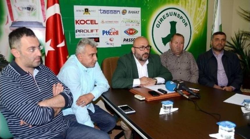 Giresunspor Başkanı Bozbağ Devam Kararı Aldı