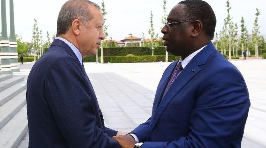 Cumhurbaşkanı Erdoğan, Senegal Cumhurbaşkanı Sall İle G&ouml;r&uuml;şt&uuml;