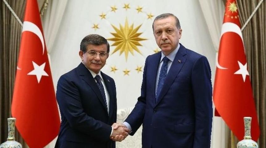 Cumhurbaşkanı Erdoğan, Başbakan Davutoğlu&rsquo;nu Kabul Etti