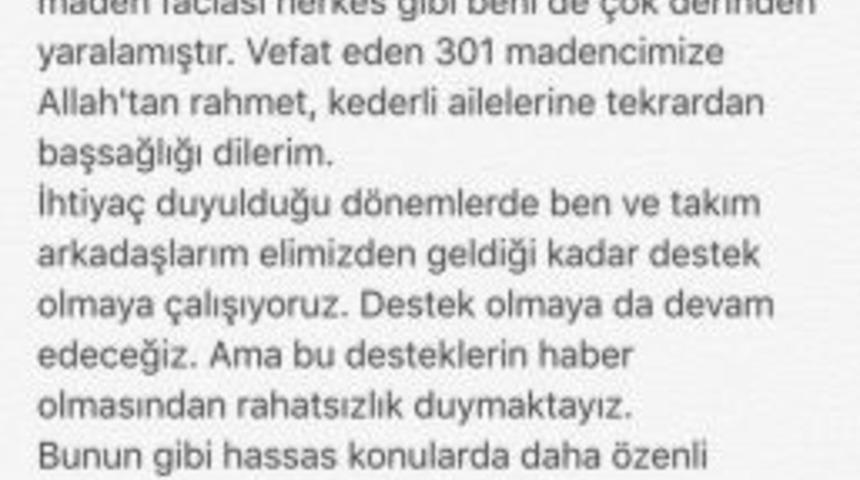 Volkan Demirel &rsquo;soma&rsquo; Haberlerinden Rahatsız