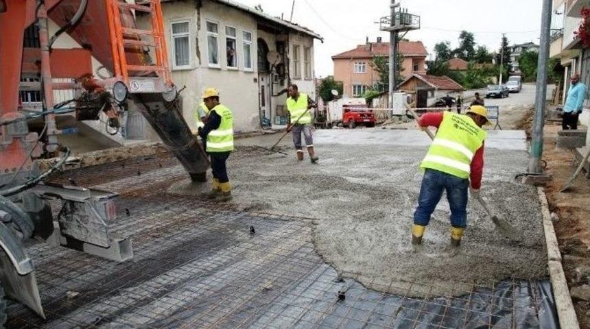 Bahçecik Merkezde Çalışmalar Devam Ediyor