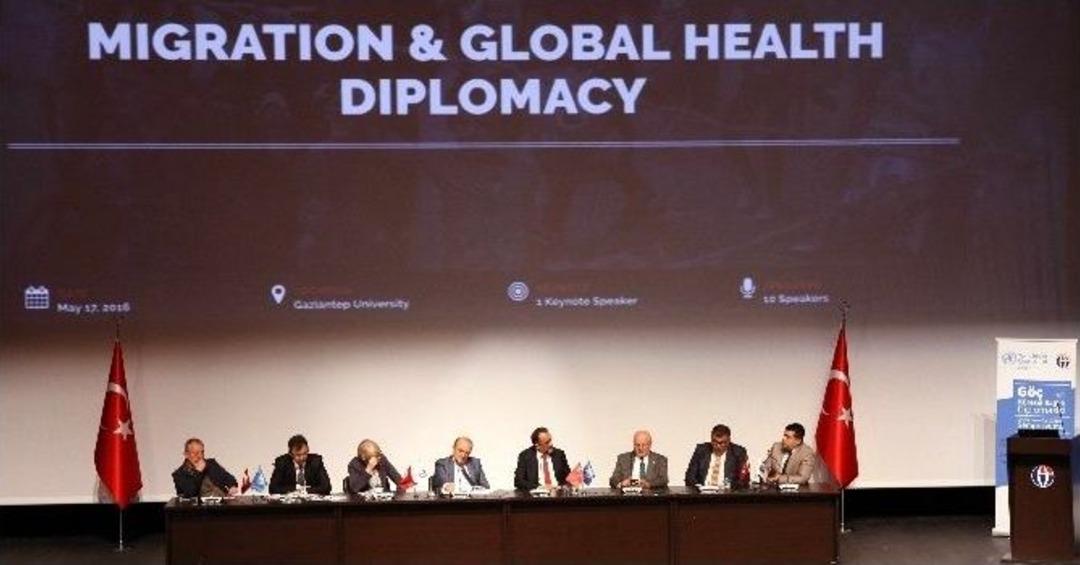 G&ouml;&ccedil; Ve K&uuml;resel Sağlık Diplomasisi Uluslararası &Uuml;st D&uuml;zey Sempozyumu Gaziantep&rsquo;te Yapıldı