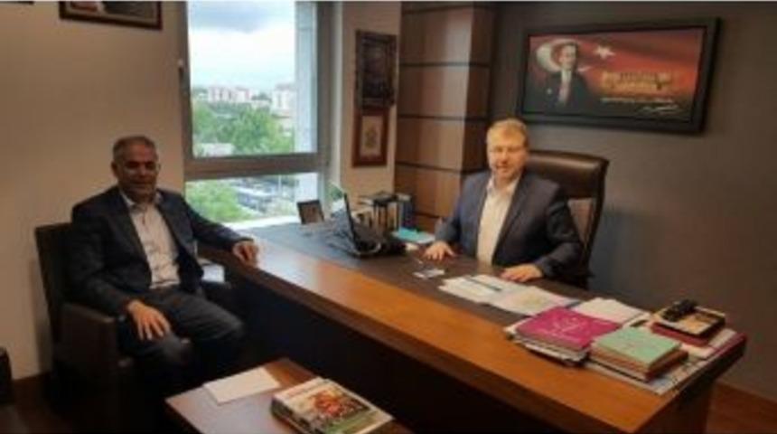 Başkan Yaman&rsquo;dan Milletvekili Eldemir&rsquo;e Ziyaret