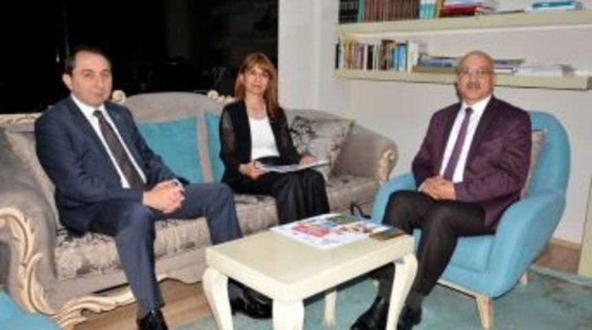 Rekt&ouml;r Alkan&rsquo;dan B&uuml;y&uuml;k&rsquo;e Ziyaret