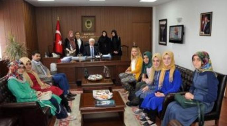 Konya Gen&ccedil;lik Merkezinden Vali Murat Koca&rsquo;ya Ziyaret