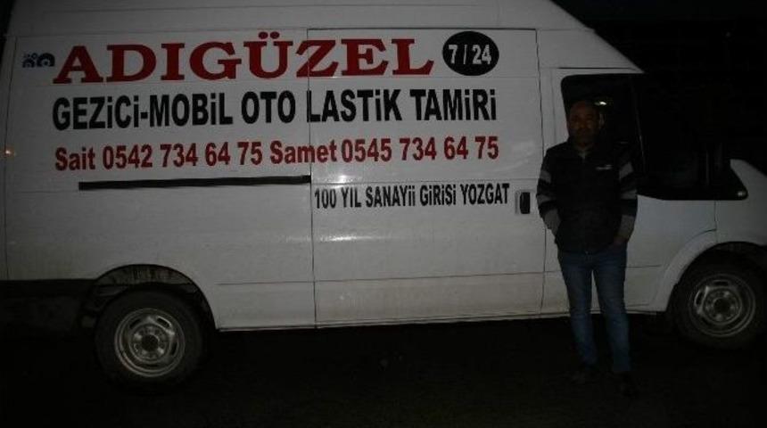Yozgat&rsquo;ta Lastik Tamircisi Mobil Lastik Tamir Bakım Servisi Oluşturdu