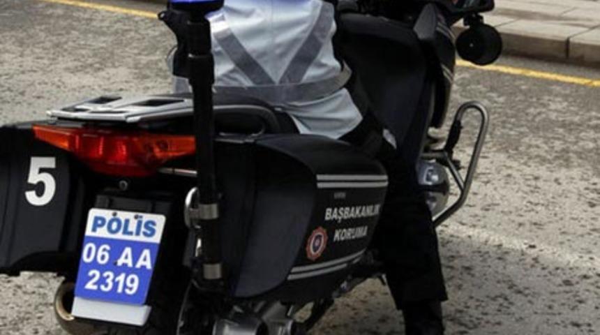 Erdoğan'ı koruyan motorcular