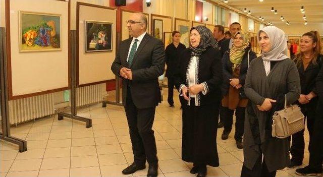 Er&uuml;&rsquo;de L&ouml;semili &Ccedil;ocuklar Yararına Resim Sergisi 1