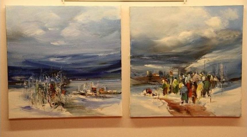 Zeki Serbest &ldquo;bizim Oralar&rdquo; Resim Sergisi Bulvar Avm&rsquo;de A&ccedil;ıldı