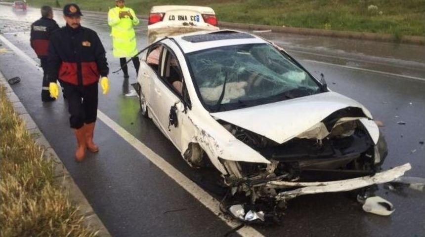 &Ccedil;orum&rsquo;da Trafik Kazası: 1 Yaralı