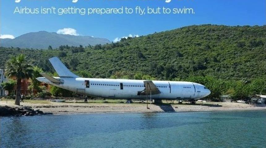 Aırbus, Kuşadası&rsquo;nda U&ccedil;maya Değil Y&uuml;zmeye Hazırlanıyor
