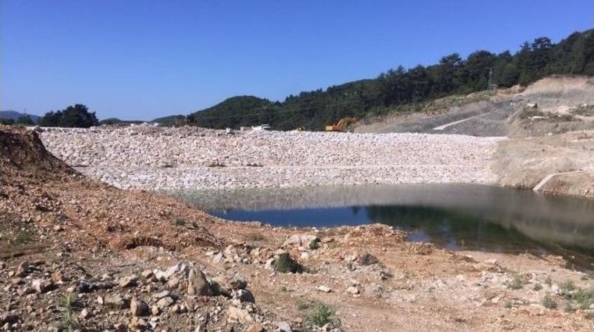 Kaş İkizce Barajı İnşaatı Devam Ediyor