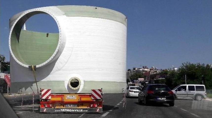 Devası End&uuml;striyel Ekipman Trafikte İlerledi