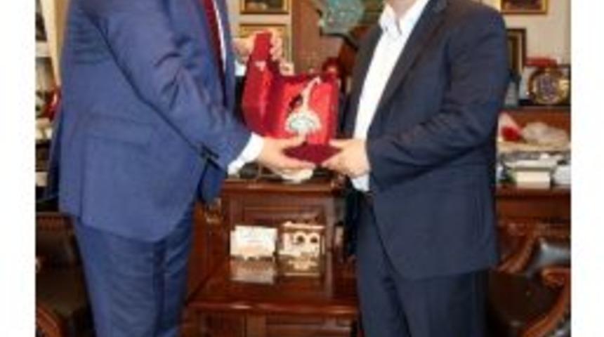 Nevşehir Belediye Başkanı &Uuml;nver&rsquo;den Başkan Yazgı&rsquo;ya Ziyaret