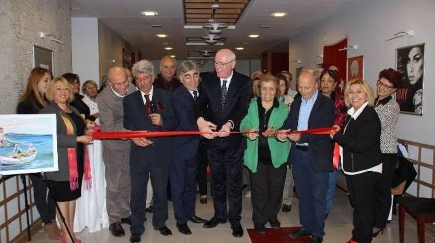 Ressam G&uuml;ng&ouml;r Kibaroğlu&rsquo;nun Birinci Kişisel Resim Sergisi A&ccedil;ıldı