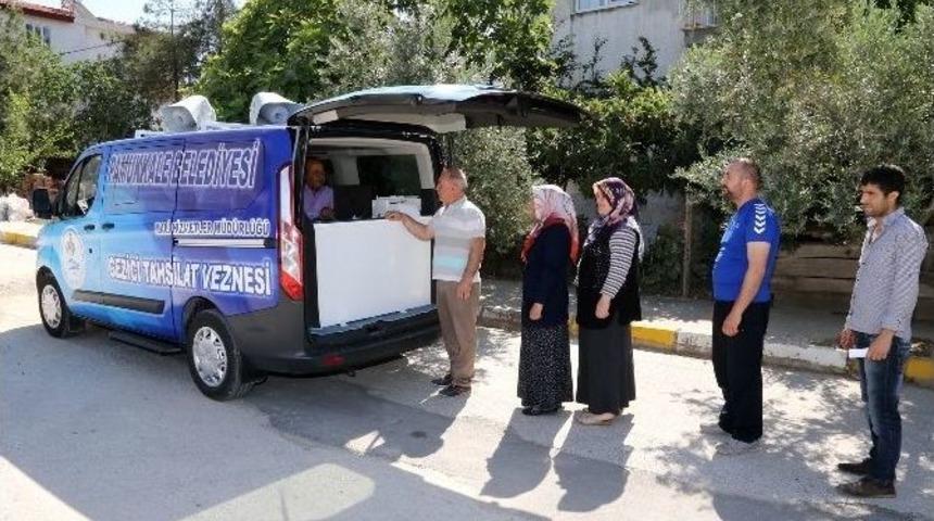 Pamukkale&rsquo;de Gezici Vezne Hizmeti Başladı