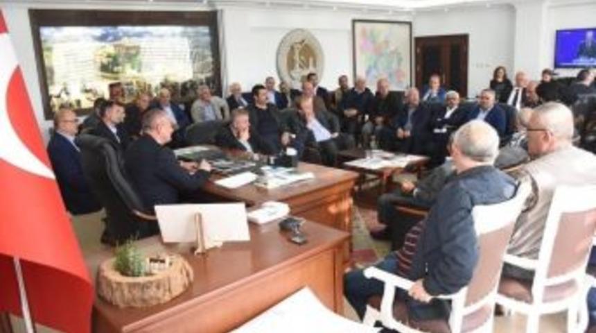 Otogar Esnafı Başkan Keleş İle G&ouml;r&uuml;şt&uuml;