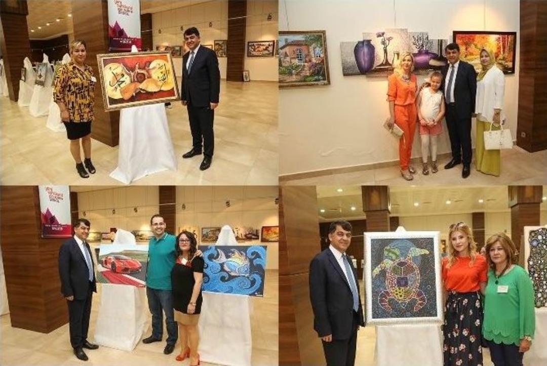 &ldquo;renkli Umutlar At&ouml;lyesi&rdquo; Eserlerini Sergiledi