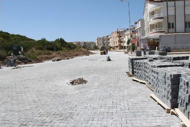 Didim’de Atıl Durumdaki Oteller Bölgesinde Sokaklar Yenileniyor