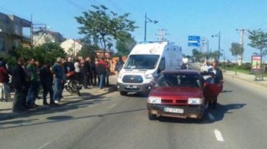 Fatsa&rsquo;da Otomobil Yayaya &Ccedil;arptı: 1 Yaralı