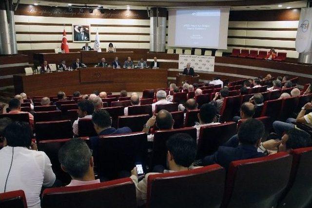 Atso Başkanı Davut &Ccedil;etin: &ldquo;kemer&rsquo;de Ticaret Durma Noktasında&rdquo; 1