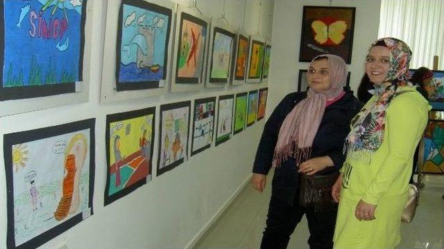 Ahmet Mehmet Genç Orta Okulu Resim Sergisi Açıldı