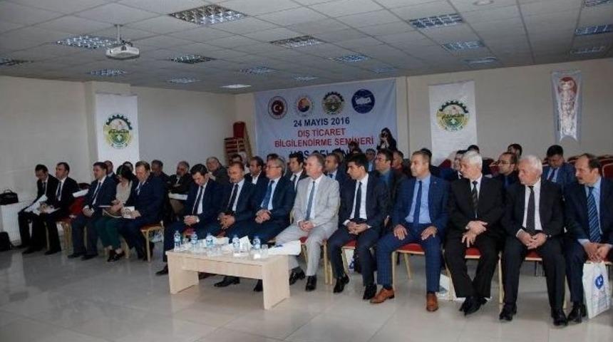 Ardahan’da Dış Ticaret Bilgilendirme Semineri Gerçekleştirildi
