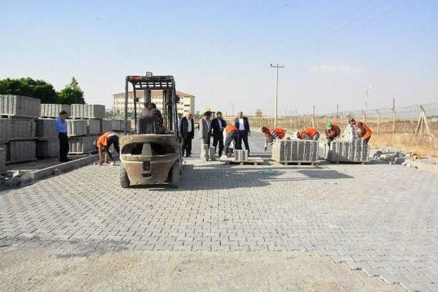 Ceylanpınar&rsquo;da Kilitli Parke &Ccedil;alışması Başlatıldı 1